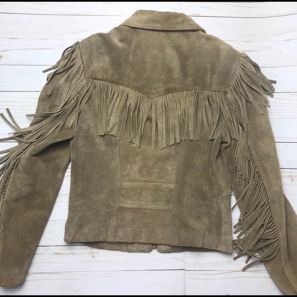 wilson leather fringe jacket